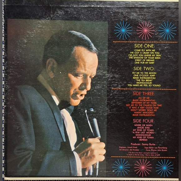 SINATRA AT THE SANDS LP vinyl - Picture 2 of 13